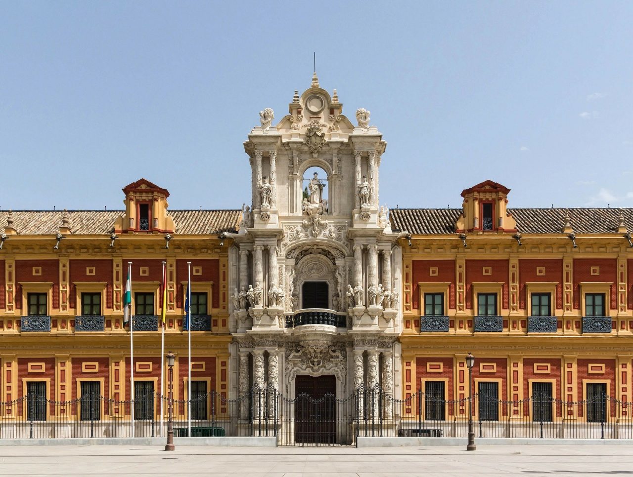 Fachada del Palacio de San Telmo